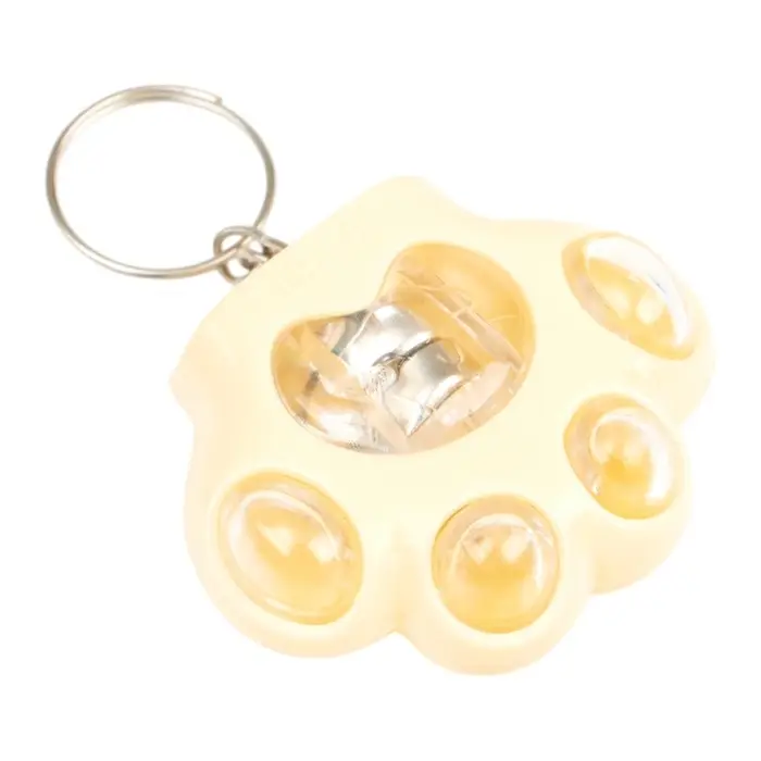 Фонарь-брелок детский Фонарь-брелок детский "Лапка", 1 режим, 3 LR41, 3.5 х 4 см , микс