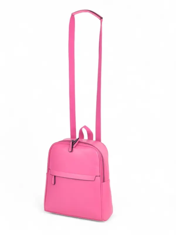Рюкзак-сумка женский на молнии, с карманами, размер 27&times;9.5&times;32 см, фуксия