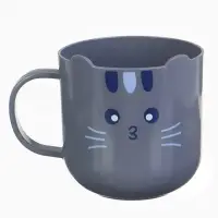 Кружка детская 300 мл., «Котик», цвет серый, Крошка Я