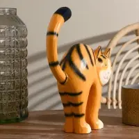 Сувенир дерево "Кошка" тигровая 25х30х7 см Сувенир дерево "Кошка" тигровая 25х30х7 см