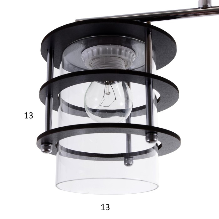 Люстра 1998/2 E27 60Вт хром 35х12х25 см BayerLux