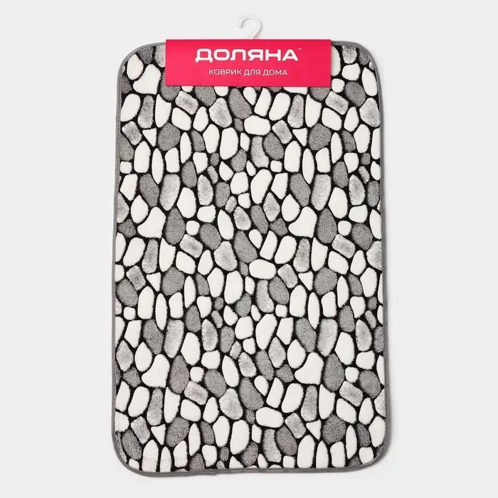 Коврик для ванной и туалета Доляна «Галька», 50×80 см Коврик для ванной и туалета Доляна «Галька», 50×80 см