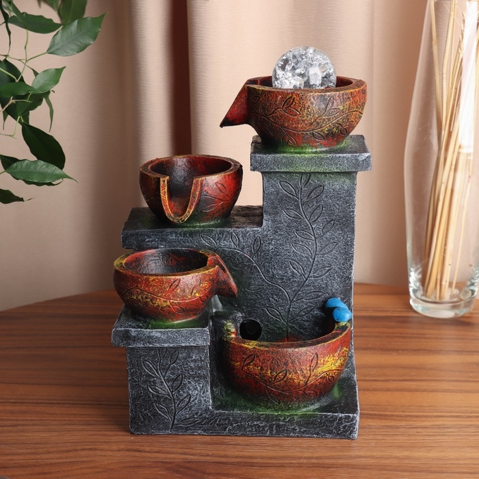 Фонтан Фонтан "Бервин" 27х20 см (с подсветкой)