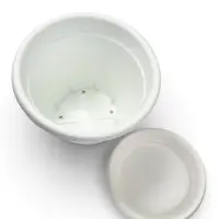 Горшок для цветов с поддоном &laquo;Борнео&raquo;, 25.8 л, пластиковый, цвет мраморный