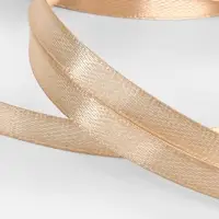 Лента атласная, 6 мм &times; 23 &plusmn; 1 м, цвет бежевый №267