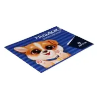 Альбом для рисования Calligrata А4, 8 листов, на скрепке, МИКС