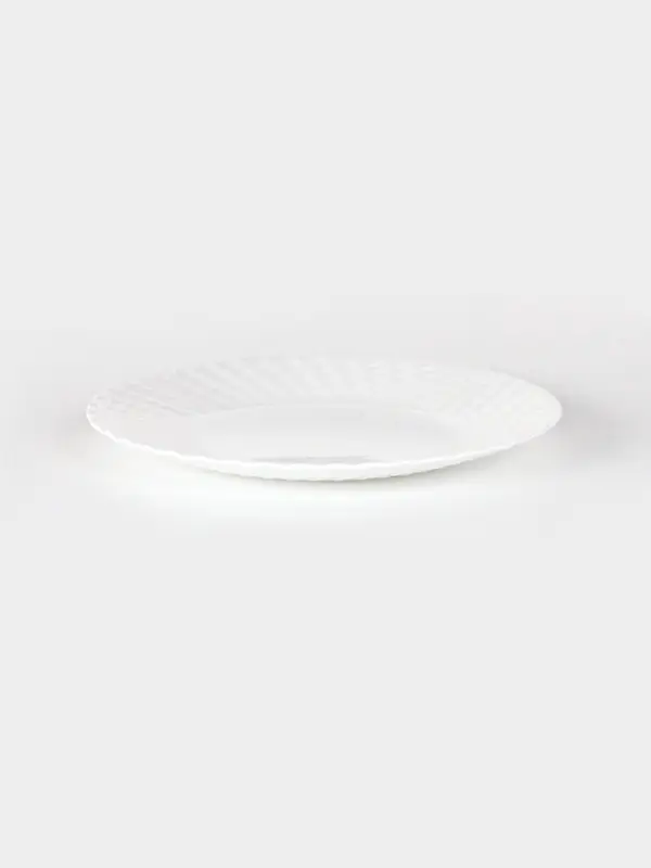 Тарелка десертная &laquo;Сальвадор&raquo;, d=18.7 см, стеклокерамика, белая