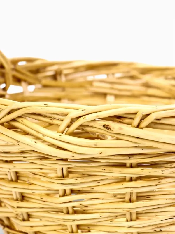 Набор корзин 3 шт ИВА 33x33x13 28x28x11 22x22x11 см ПЛЕТ ручка h=20/18/16 см