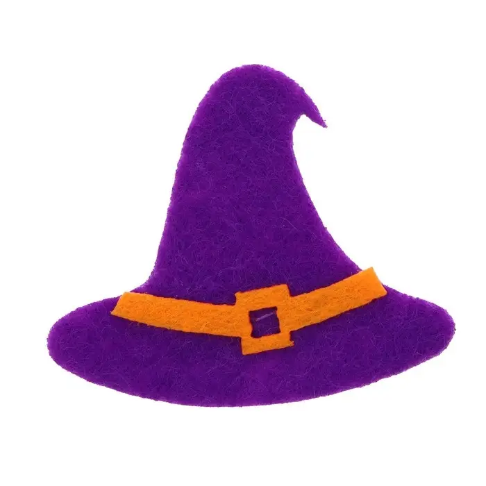 Декор на клеевой основе «Шляпа» набор 4 шт., размер 1 шт.: 5×4.1 см