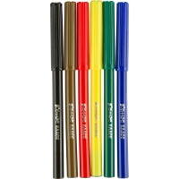 Фломастеры Комус Класс ColorPics набор 6 цв.,вентилир.,смыв., блист. упак