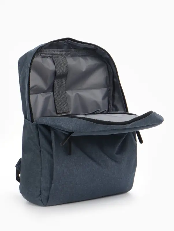 Рюкзак городской на молнии, с карманами, с USB, размер 29&times;11&times;39 см, синий