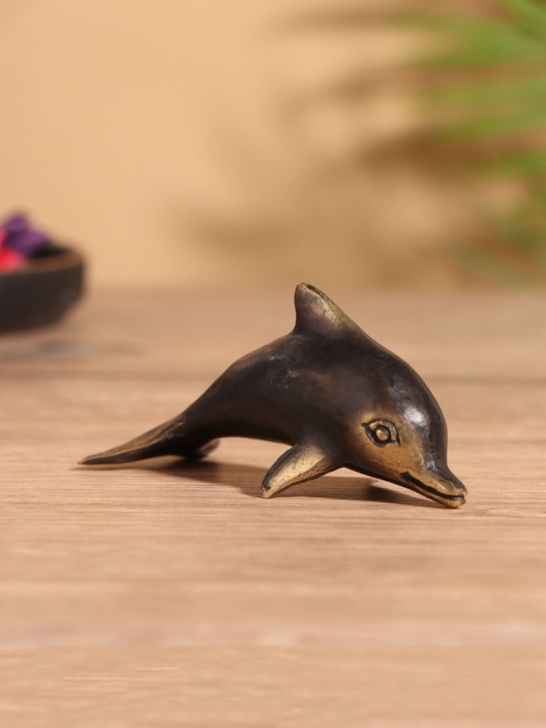 Сувенир бронза "Дельфин" 9х4х4 см