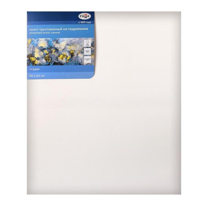 Холст на подрамнике, хлопок 100%, 50 х 60 х 1.8 см, акриловый грунт, мелкозернистый «Студия» Холст на подрамнике, хлопок 100%, 50 х 60 х 1.8 см, акриловый грунт, мелкозернистый «Студия»