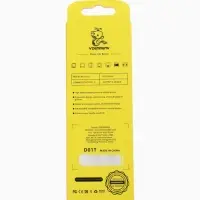 Кабель D-01T, Type-C - USB, 1 м, 2.4 A, зарядка + передача данных, чёрный