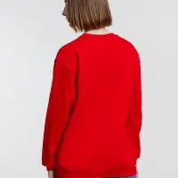 Свитшот унисекс Columbia, красный, размер XXL