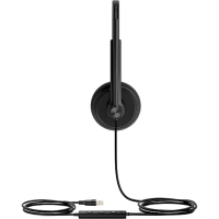 Гарнитура головная Yealink UH34 Lite Dual UC Дуо, Проводная,HD звук, USB