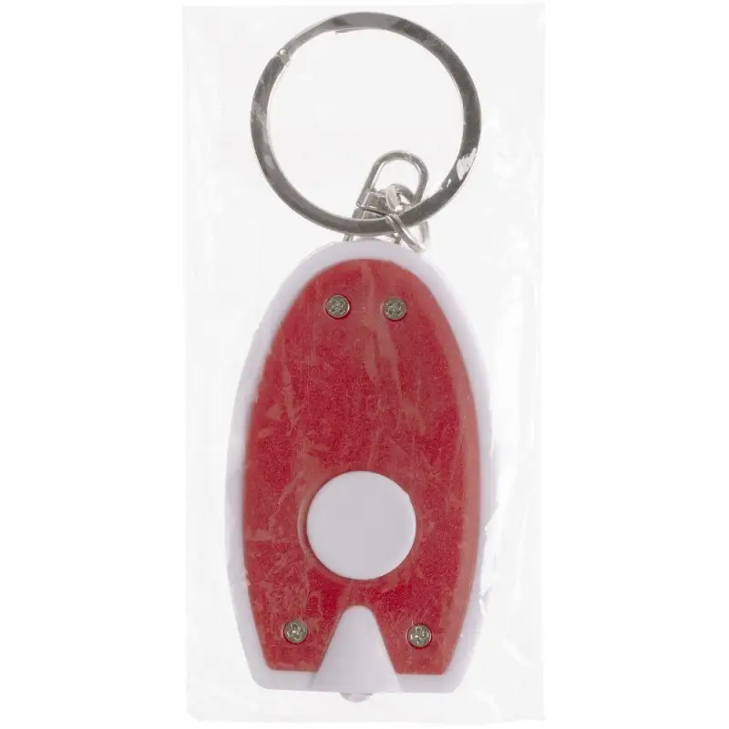 Брелок-фонарик Vivid, ver.2, красный с белым Брелок-фонарик Vivid, ver.2, красный с белым