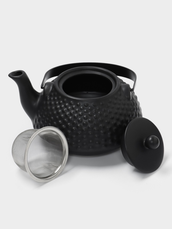 Чайник заварочный с ситом 0,65 л, Magistro Black Swan, черный Чайник заварочный с ситом 0,65 л, Magistro Black Swan, черный