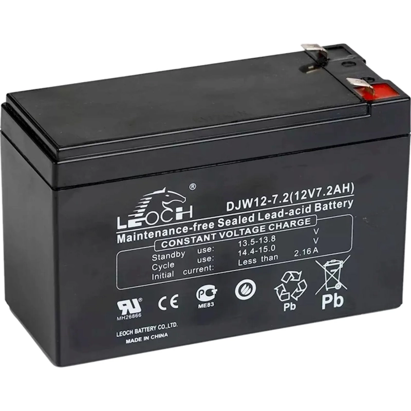 Батарея для ИБП LEOCH DJW12-7.2 F2 12В 7.2А.ч