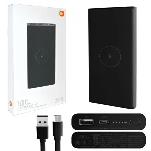 Внешний аккумулятор Xiaomi Mi 10000mAh 2 Type-C + USB WPB15PDZM 10W черный