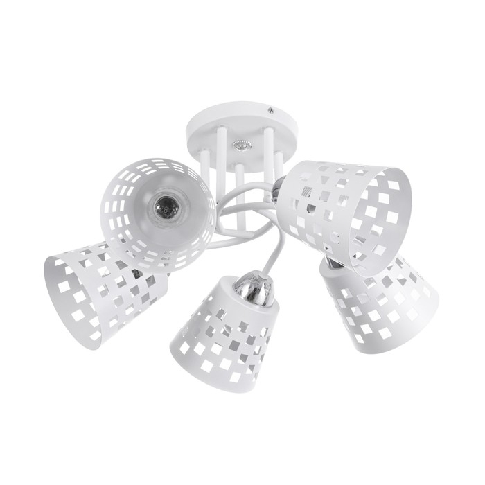 Люстра Люстра "Дана" 5х60Вт Е27 Белый 48х48х28см