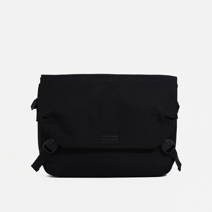 Сумка мужская «Медведково», цвет чёрный