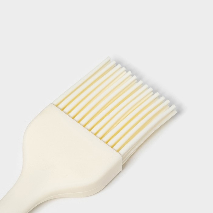 Кисть Доляна «Гранит», силикон, 21 см,цвет белый Кисть Доляна «Гранит», силикон, 21 см,цвет белый