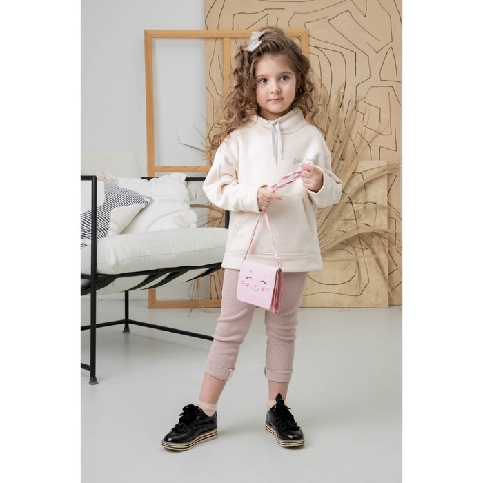 Сумка детская для девочки Сумка детская для девочки "Кошечка", на клапане, цвет розовый