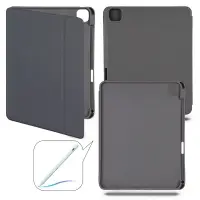 Чехол-книжка iPd Pro 11 (2024) Smart case (Pencil) Dark Grey №7