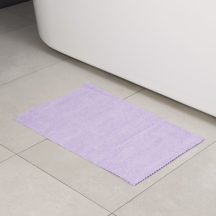 Тряпка для пола Raccoon, 220 г/м², 60×80 см, микрофибра, ультразвуковая обработка края, 2 шт, цвет сиреневый Тряпка для пола Raccoon, 220 г/м², 60×80 см, микрофибра, ультразвуковая обработка края, 2 шт, цвет сиреневый