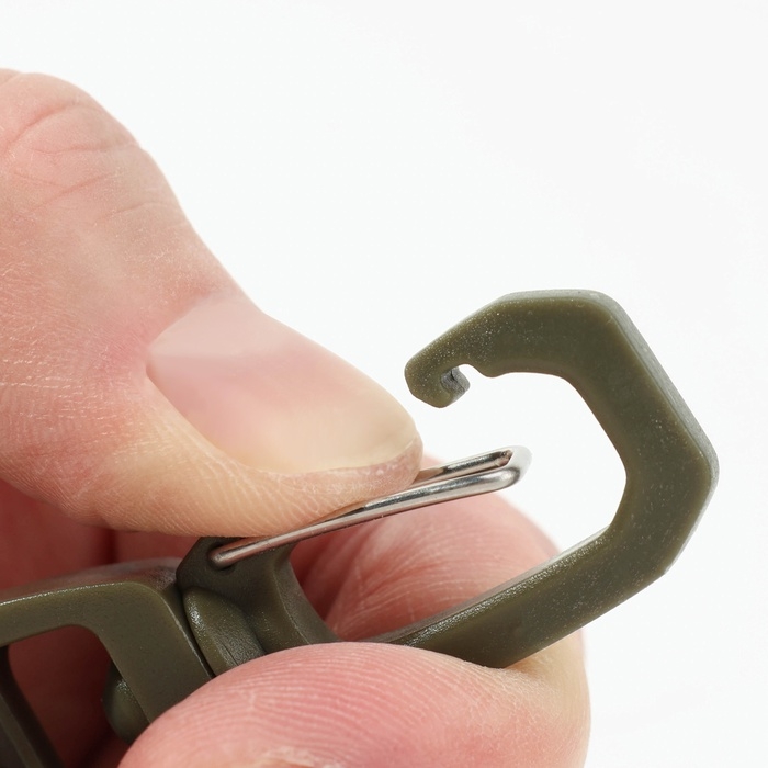 Карабин туристический, универсальный, хаки, 10.5 см Карабин туристический, универсальный, хаки, 10.5 см