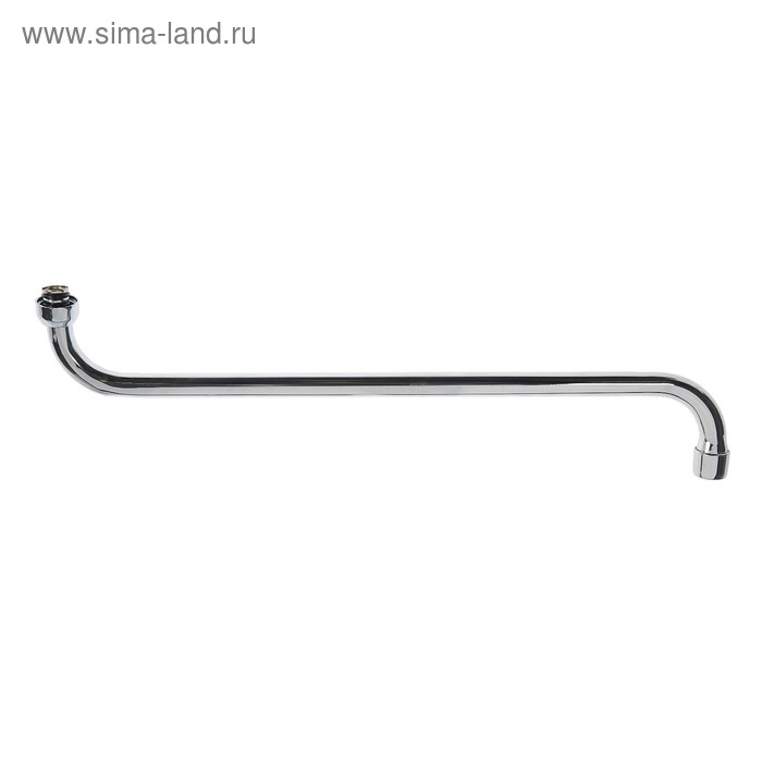 Излив для смесителя  Излив для смесителя "Центр Сантехники", метрическая резьба М22x1.5, длина 410 мм, высота 65 мм, d=16, хром