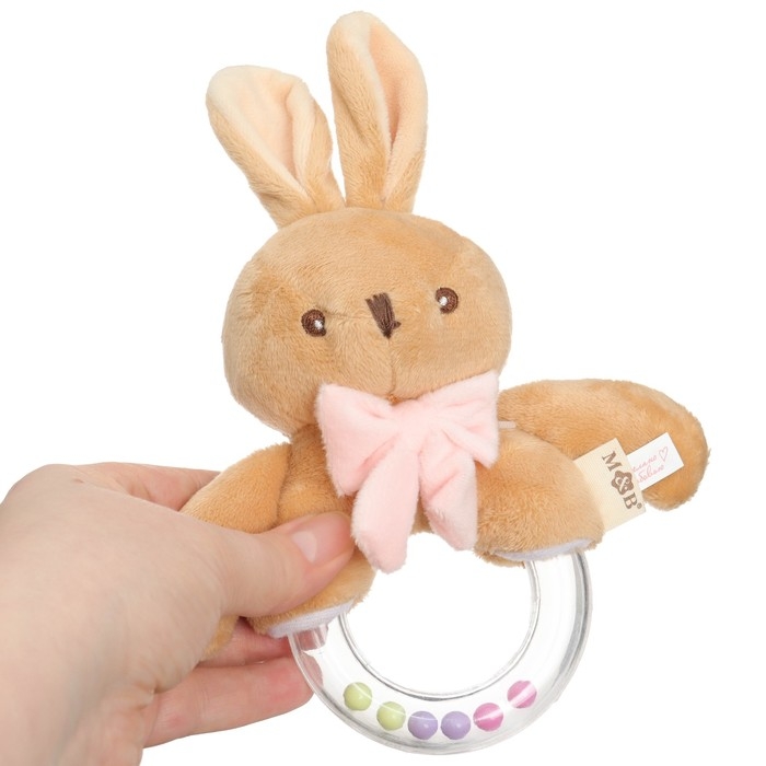 Мягкая погремушка «Зайка», Mum&Baby Мягкая погремушка «Зайка», Mum&Baby