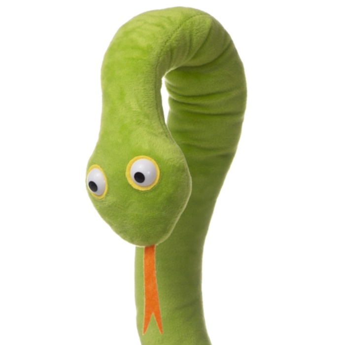 Мягкая игрушка  Мягкая игрушка "Змея Тутси", цвет салатовый, 42 см, ЗТ/042/сал