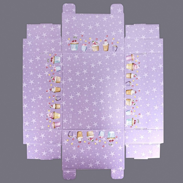 Складная коробка Складная коробка "С Днём Рождения", 31,2 х 25,6 х 16,1 см