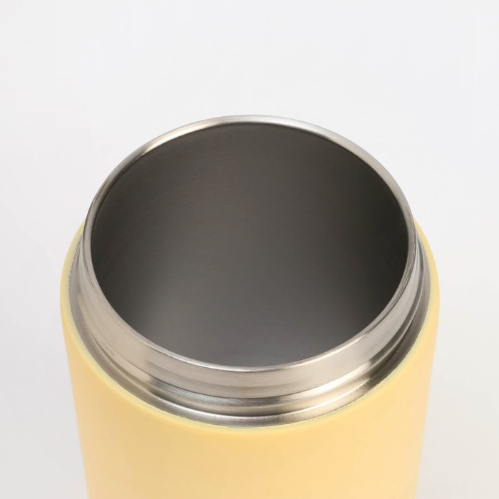 Термокружка, 500 мл, Sсhool Thank you, сохраняет тепло 6 ч, жёлтая Термокружка, 500 мл, Sсhool Thank you, сохраняет тепло 6 ч, жёлтая