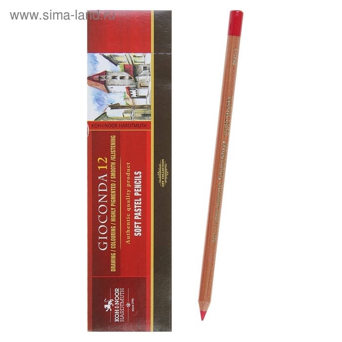 Пастель сухая в карандаше Koh-I-Noor GIOCONDA 8820/05 Soft Pastel, кармин Пастель сухая в карандаше Koh-I-Noor GIOCONDA 8820/05 Soft Pastel, кармин