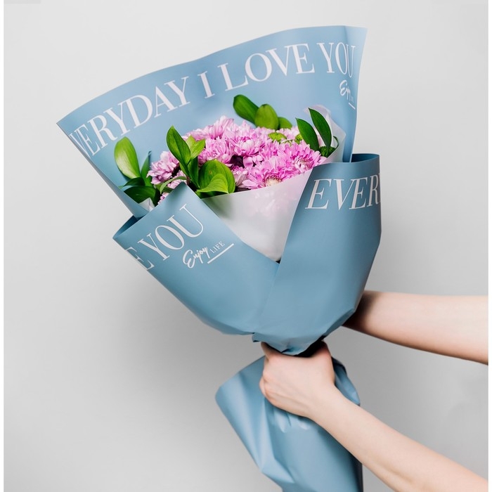 Плёнка для цветов упаковочная матовая прозрачная «Белая», 0.6 x 10 м Плёнка для цветов упаковочная матовая прозрачная «Белая», 0.6 x 10 м