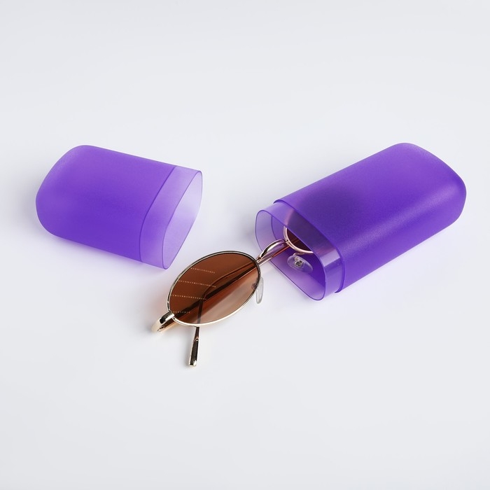 Футляр для очков на застёжке, длина 16,7 см, цвет МИКС Футляр для очков на застёжке, длина 16,7 см, цвет МИКС