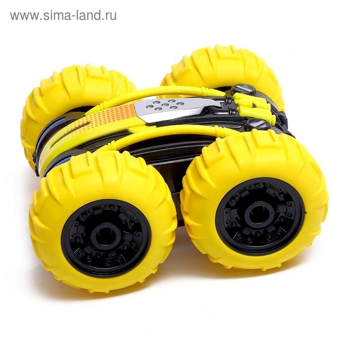 Перевёртыш радиоуправляемый «Торнадо», работает от аккумулятора, цвет жёлтый