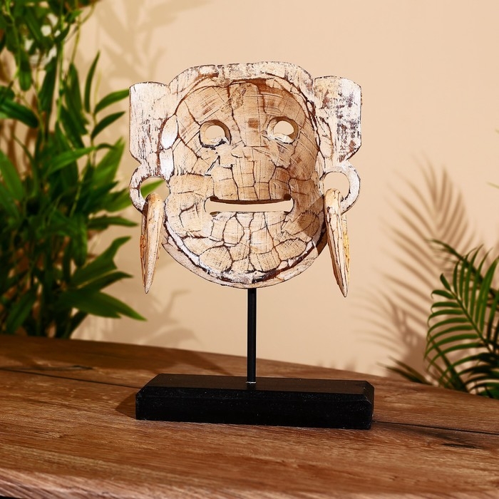 Маска Маска "Хануман" на подставке, албезия 30 см