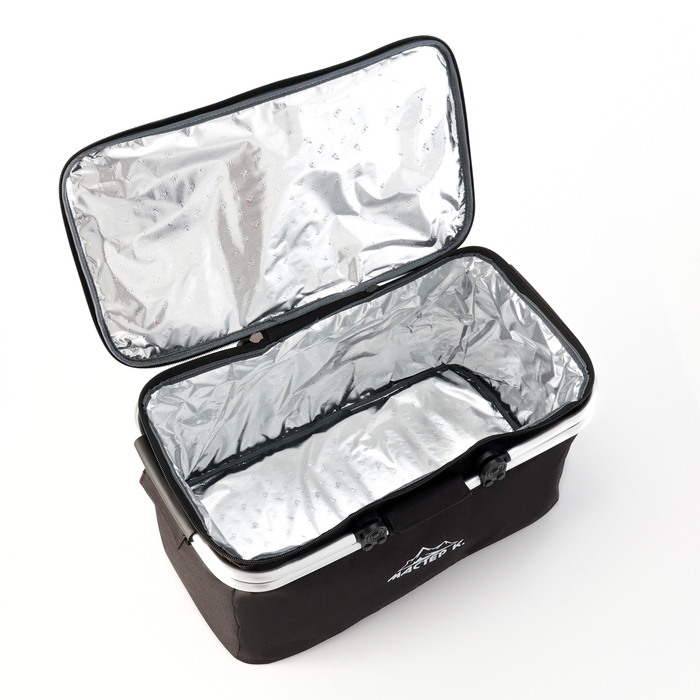 Термосумка с каркасом, 25 л, чёрная Термосумка с каркасом, 25 л, чёрная