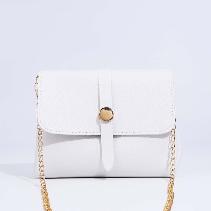 Сумка-мессенджер на магните, цвет белый Сумка-мессенджер на магните, цвет белый