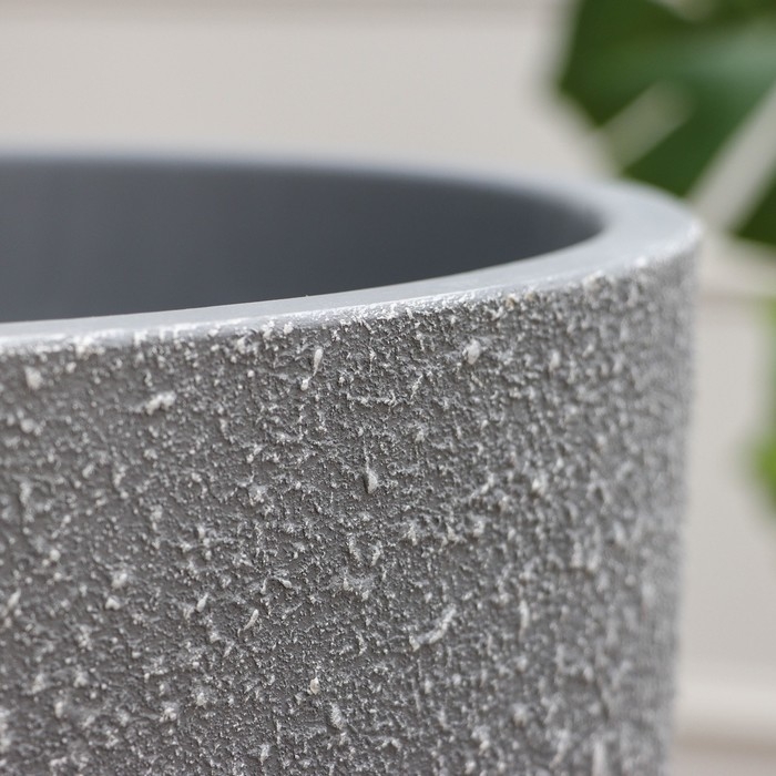 Горшок цветочный Горшок цветочный "Саванна серый бутон №8 ", 22 л
