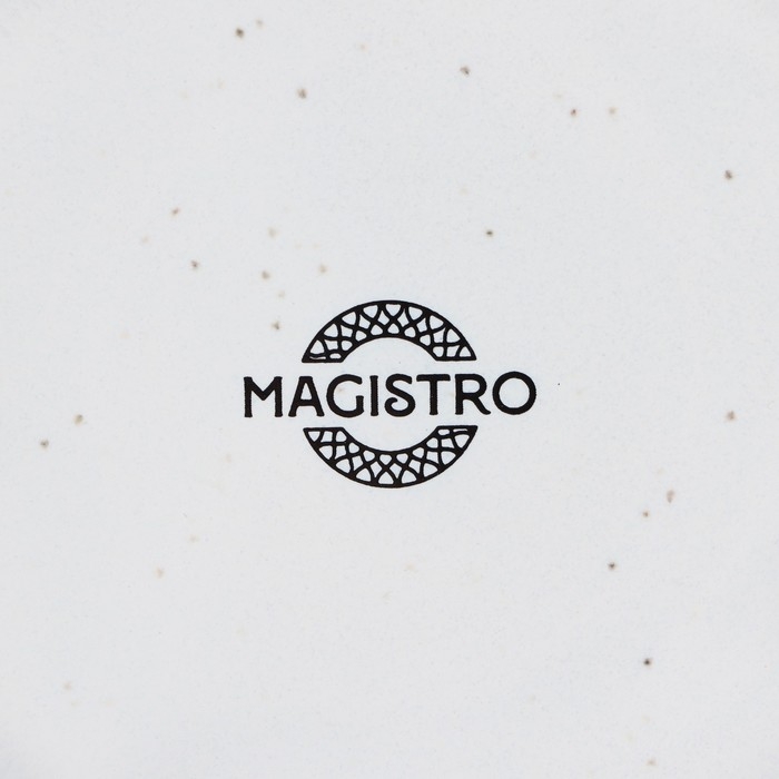 Чайная пара фарфоровая Magistro Urban, 2 предмета: чашка 200 мл, блюдце d=14,2 см, цвет белый в крапинку Чайная пара фарфоровая Magistro Urban, 2 предмета: чашка 200 мл, блюдце d=14,2 см, цвет белый в крапинку