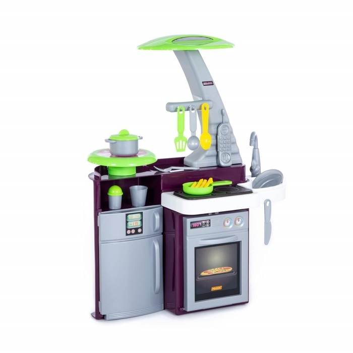 Игровой модуль «Кухня Laura» с варочной панелью, световые и звуковые эффекты, работает от батареек Игровой модуль «Кухня Laura» с варочной панелью, световые и звуковые эффекты, работает от батареек