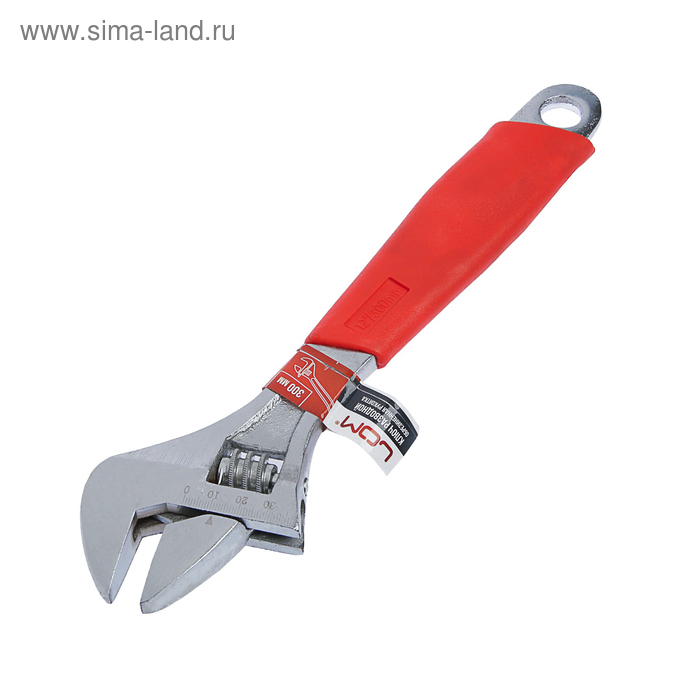 Ключ разводной ЛОМ, пластиковая рукоятка, 300 мм Ключ разводной ЛОМ, пластиковая рукоятка, 300 мм