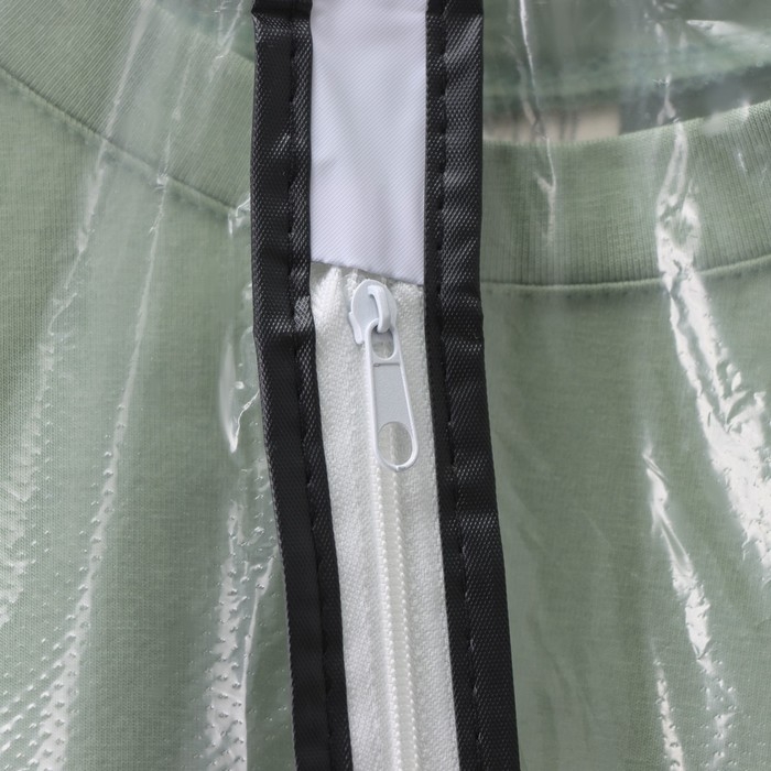 Чехол для одежды Доляна, 60×160 см, PEVA, прозрачный Чехол для одежды Доляна, 60×160 см, PEVA, прозрачный