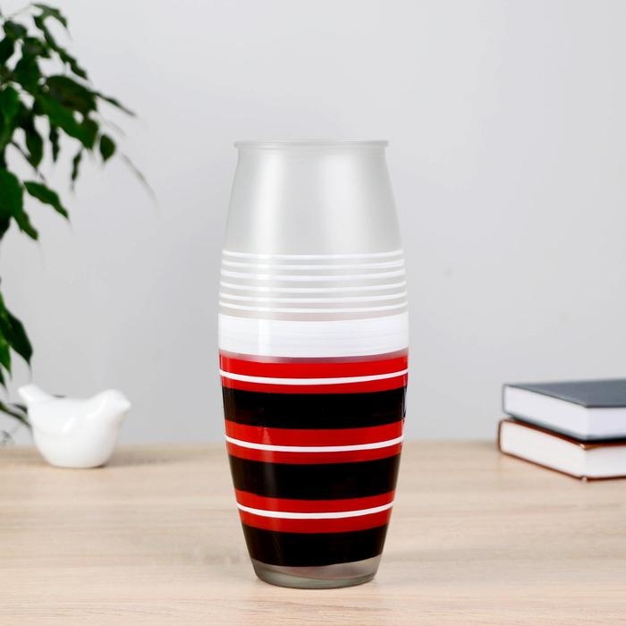 Ваза Ваза "Клара" роспись на крашеном стекле, d-7; 10х23 см