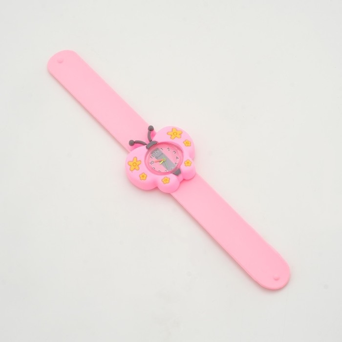 Часы наручные детские Часы наручные детские "Бабочка", ремешок силикон, LR41 (AG3)